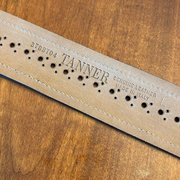 Beautiful Tanner Italian Embossed Leather and Suede Belt main image 6